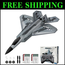 Load image into Gallery viewer, F-22 RC Airplane: Durable Foam Glider with 4-Directional Control for Fun Flying