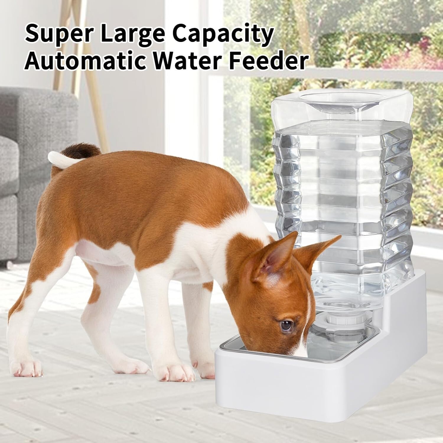 9L Automatic Pet Water Dispenser with Stainless Steel Bowl - BPA-Free & Hygienic