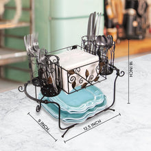 Load image into Gallery viewer, Multi-Purpose Buffet Caddy - 5 Compartment Organizer for Picnics &amp; More