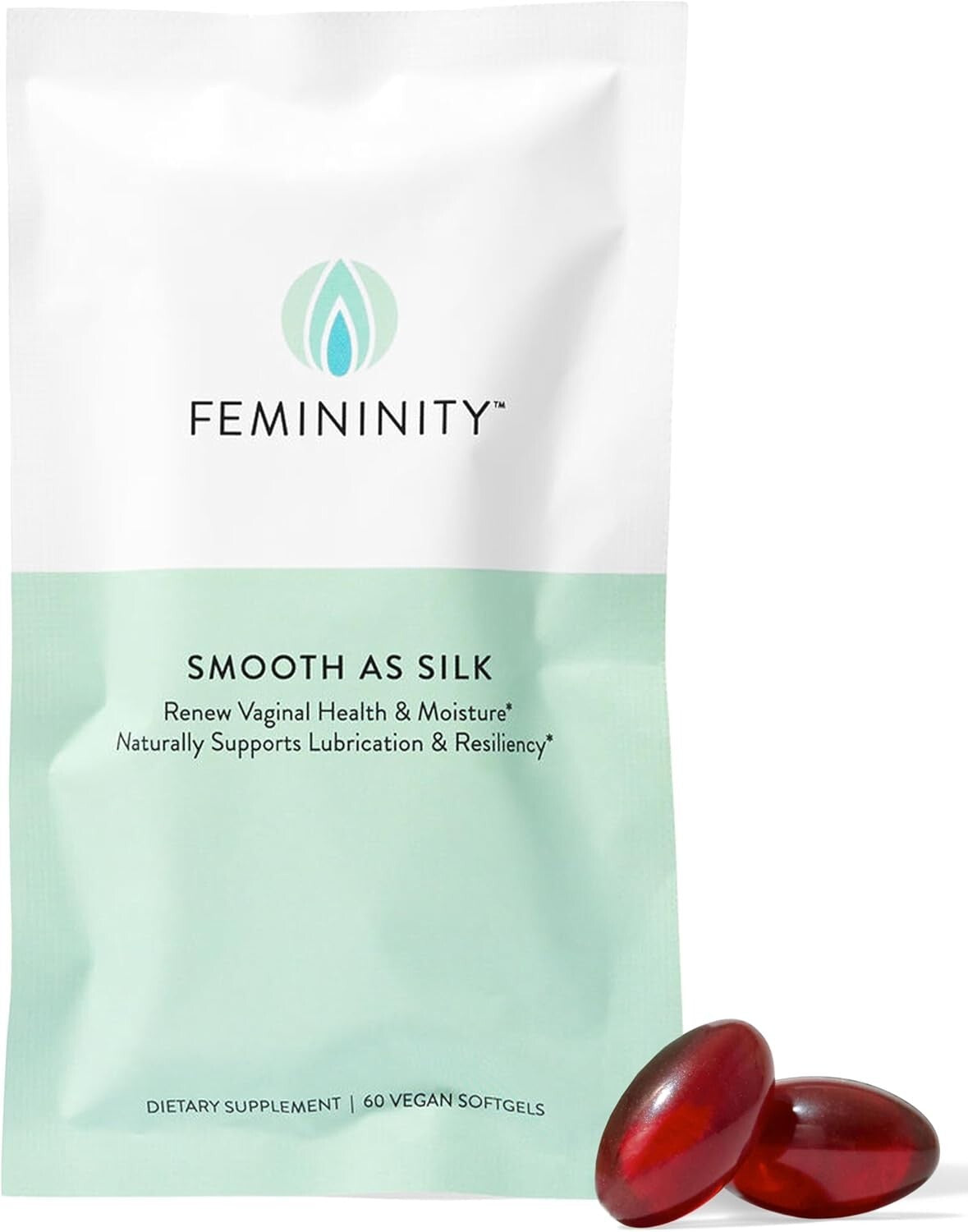 Daily Hydration Softgels: Femininity Smooth as Silk 60ct for Women's Wellness