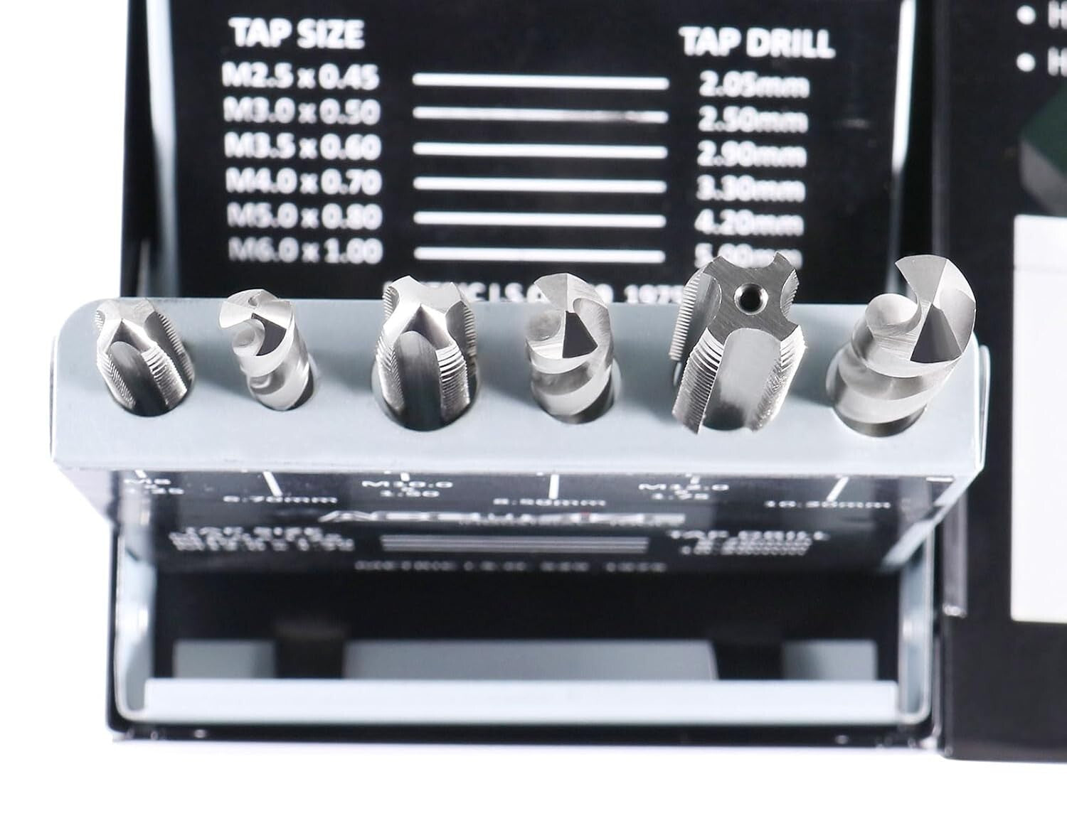 Precision Ground 18 Pc Metric Tap and Drill Set for Metalworking Efficiency