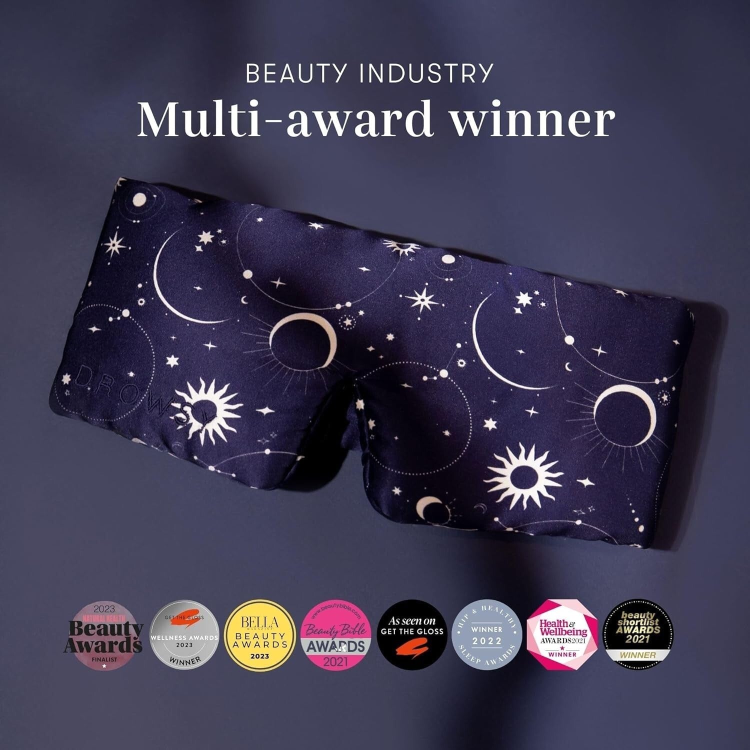 Award-Winning Silk Sleep Mask - Hypoallergenic for Gentle Skin Protection