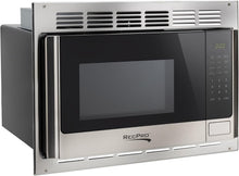 Load image into Gallery viewer, 900W RV Microwave with Trim Kit | 1.0 Cu. Ft. Stainless Steel Direct Replacement