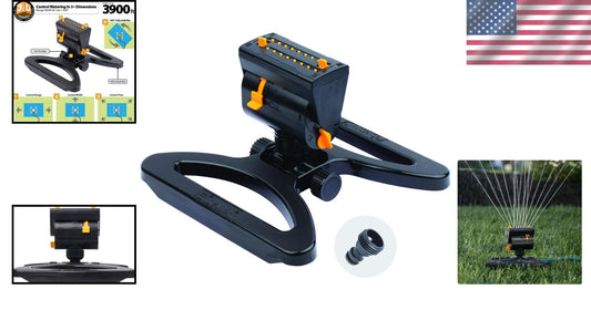 Versatile Mini Sprinkler with Turbo-Drive and QuickConnect Adapter Included