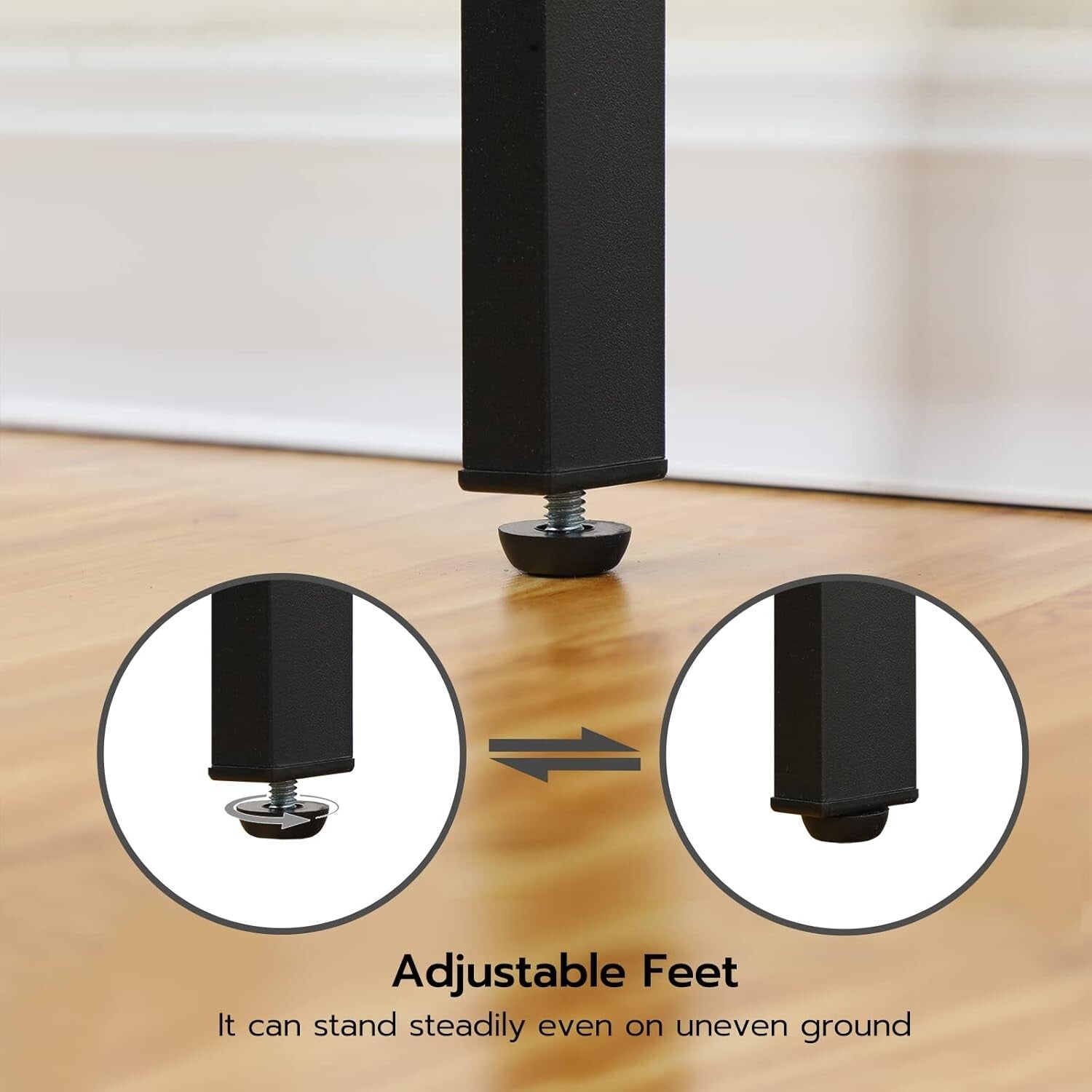 3-Tier Over Toilet Bathroom Organizer - Rustic Space Saver with Adjustable Feet