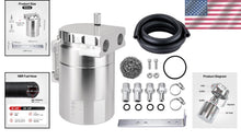 Load image into Gallery viewer, Universal 300ML Aluminum Air Oil Separator with Breather Filter Compatibility