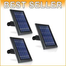 Load image into Gallery viewer, Arlo Essential Spotlight Solar Panel - 3-Pack with 4m Cables &amp; Mounting Brackets