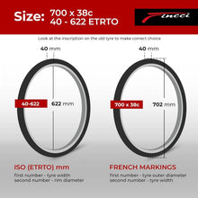Load image into Gallery viewer, High-Quality 700x38c Foldable Bike Tires with Antipuncture Protection - 2 Pack