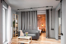 Load image into Gallery viewer, Adjustable Tension Curtain Rod - Perfect for Windows &amp; Room Dividers, 83-122"