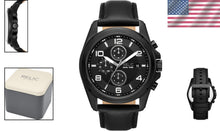 Load image into Gallery viewer, Sleek 47mm Quartz Men's Watch with Multifunction Subdials and Water Resistance