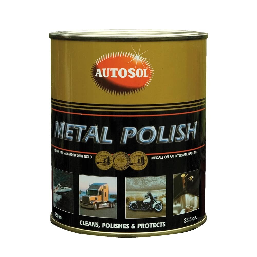 750ml Professional Grade Metal Polish - Effective on Cars, Boats & Home Items