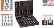 Load image into Gallery viewer, Complete 65-Piece Easy Out Extractor Kit for Removing Stripped Bolts and Nuts