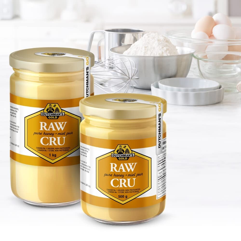6.6 lbs of Pure, Unpasteurized Canadian Raw Honey - Perfect for Gourmet Cooking