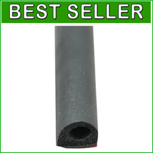 Load image into Gallery viewer, Versatile 50ft Black Rubber D-Seal 3/4" x 1/2" - Perfect for Doors and Windows