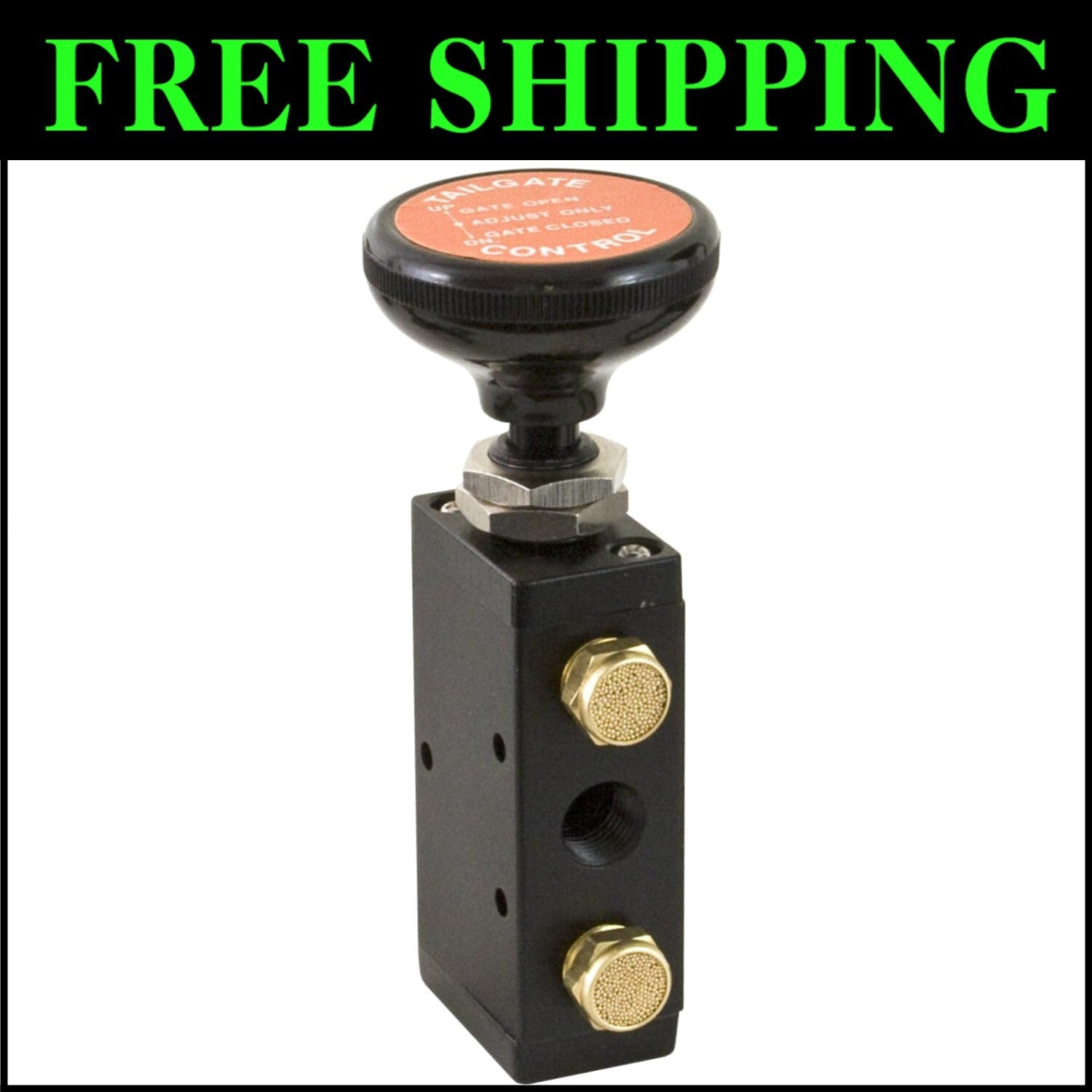 Precise 4-Way Air Valve with Detented Spool - Ideal for Automotive Applications