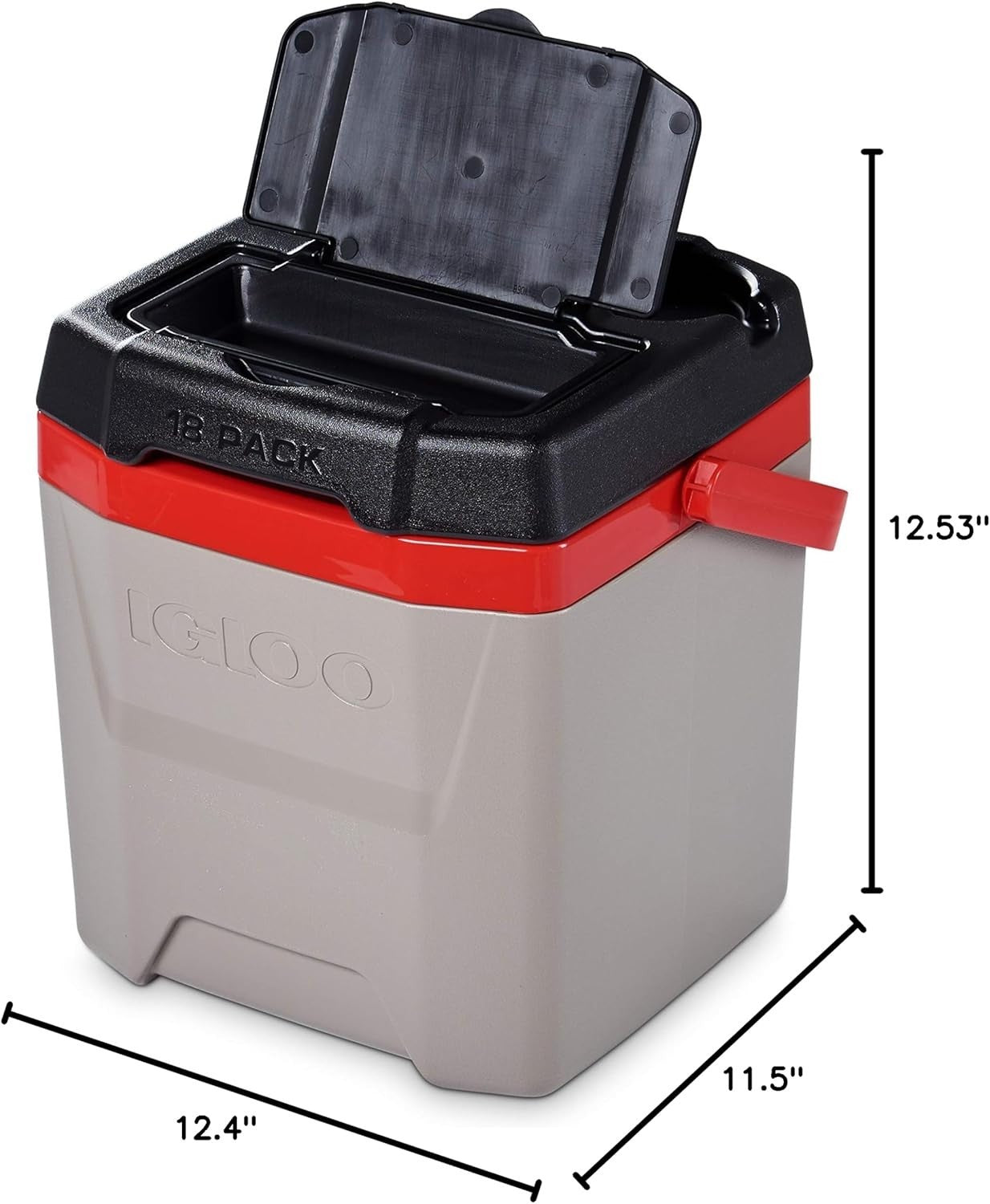 12 Qt Insulated Igloo Cooler - Stylish Sandstone Design for Outdoor Adventures