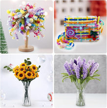 Load image into Gallery viewer, Large 3000-Piece Chenille Stems &amp; Wiggle Eyes Set for Craft Classes &amp; Home Fun