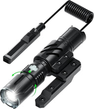 Load image into Gallery viewer, Waterproof USB-C Rechargeable Flashlight - 4 Modes &amp; Lightweight for Outdoors