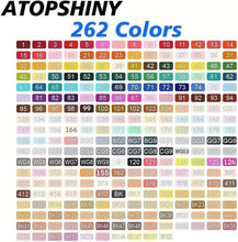 Load image into Gallery viewer, Refillable Alcohol Markers - Super Marker Set with 262 Colors &amp; Carrying Case
