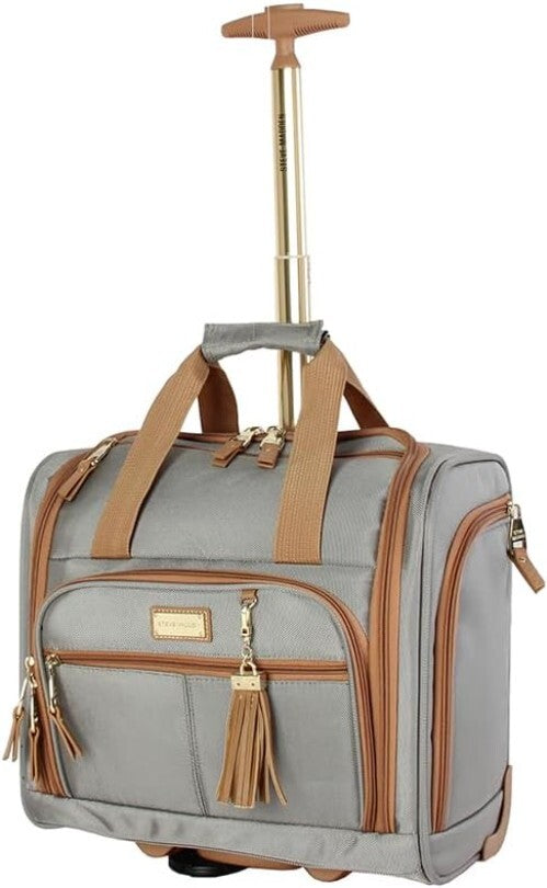 Lightweight Rolling Suitcase with 2 Wheels - Underseat Travel Bag for Women