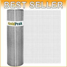Load image into Gallery viewer, Top-Quality 1/4" x 100' Hot-Dip Galvanized Hardware Cloth Roll - Includes Gloves
