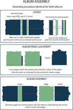 Load image into Gallery viewer, Art Deco Mini Album Die-Cuts 15x15CM - Perfect for Scrapbooking &amp; DIY Cards