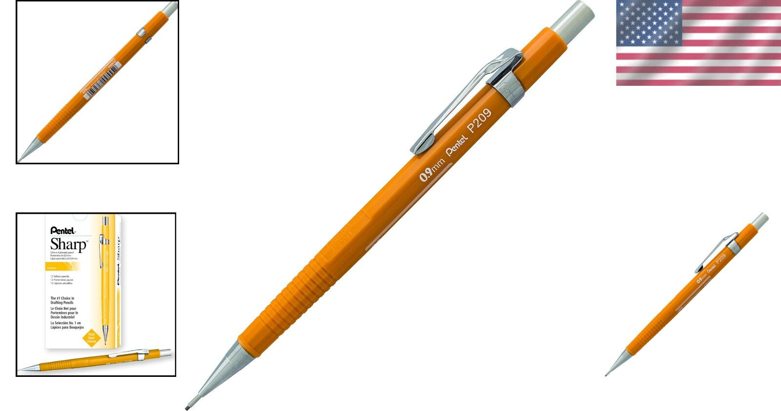 Bulk Pack of Sharp Mechanical Pencils, 0.9mm Lead - Ideal Writing Partner