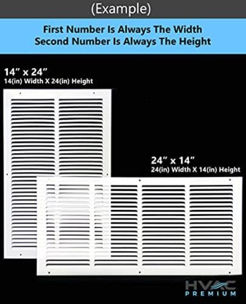 Durable 24'' x 36'' Sidewall and Ceiling Air Grille - Effortless Installation