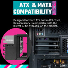 Load image into Gallery viewer, Vertical GPU Card Holder Kit V3 with PCIe 4.0 Riser Cable - ATX/mATX Compatible