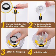 Load image into Gallery viewer, Modern Bedside Lamp Set with USB Ports - Touch Control &amp; Dimmable Features