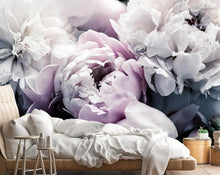 Load image into Gallery viewer, Beautiful Floral Large Mural - 108" x 75" Non-Pasted Silk Wallpaper for Any Room