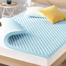 Load image into Gallery viewer, Compact 3-Inch Memory Foam Mattress Topper - Queen Size, Dorm Essential