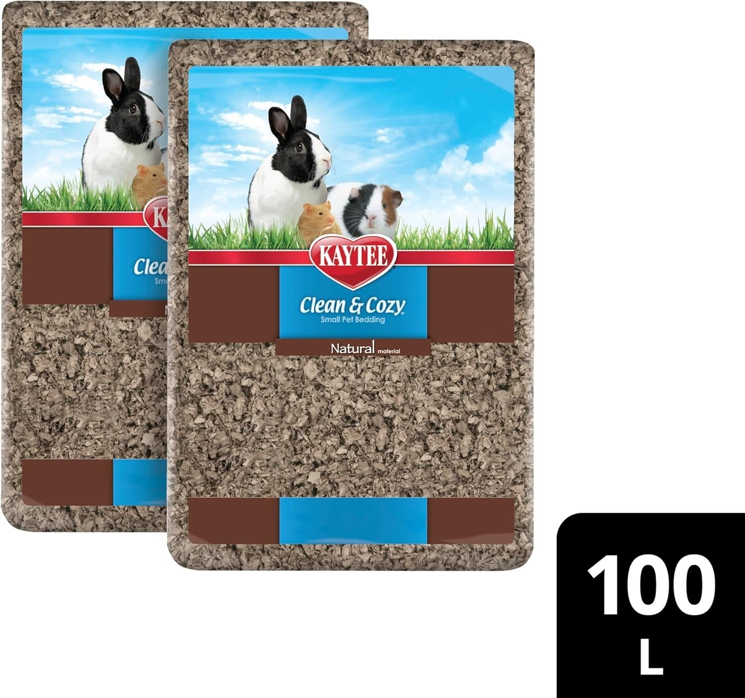 Odor Control Eco-Friendly Bedding for Small Animals - 100 Liters of Comfort