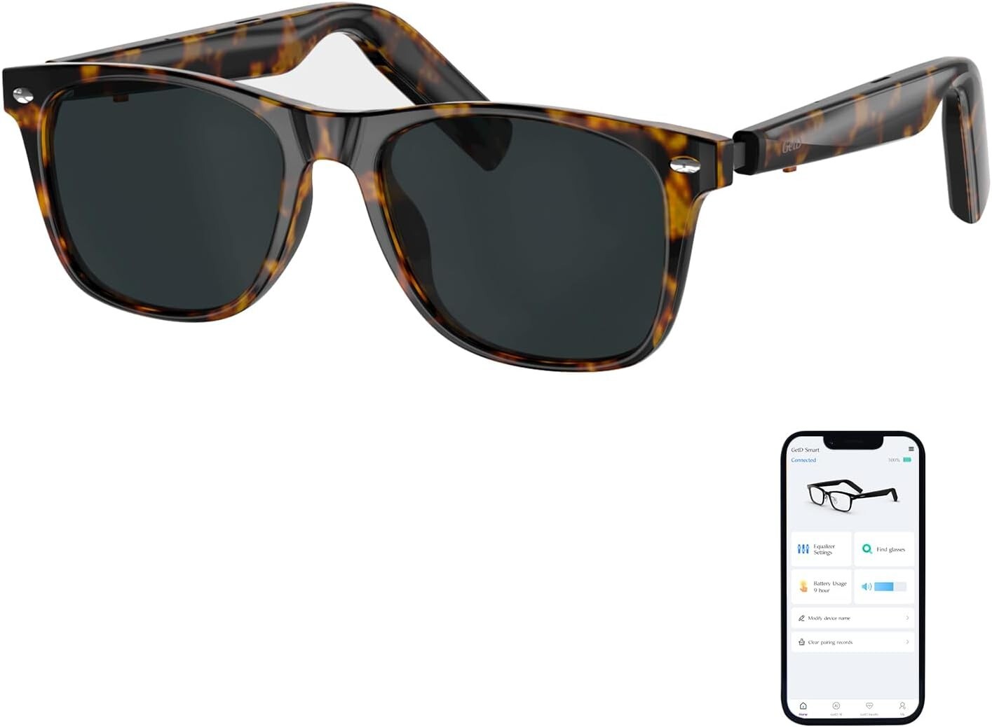 Smart Eyewear with AI Translation & Music Features - Ideal for Travel & Meetings