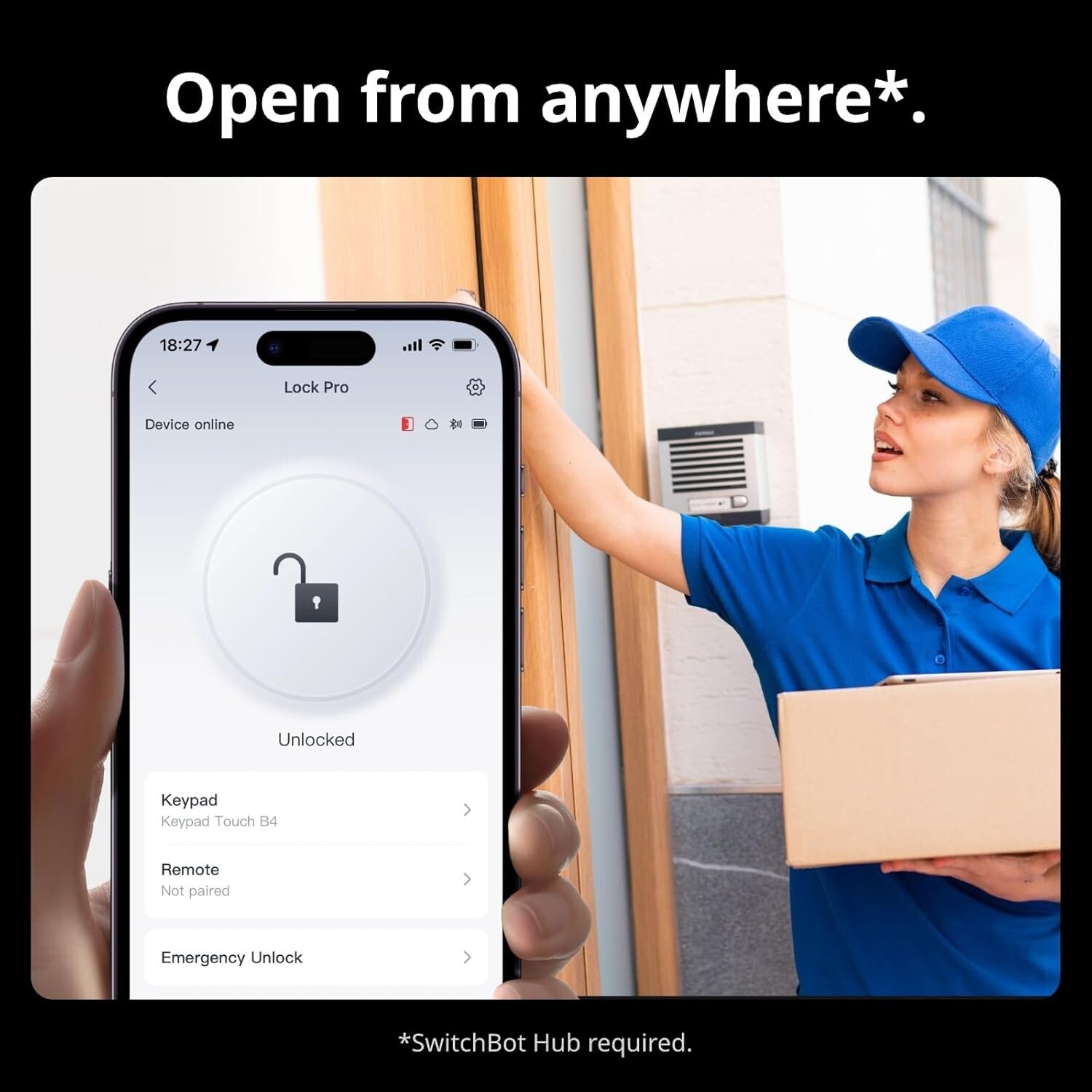 Smart Lock Pro with Real-Time Notifications & Voice Control for Easy Access