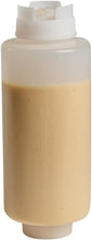 Load image into Gallery viewer, FIFO 32 oz Condiment Squeeze Bottle Set - 6 Clear Precision Dispensing Bottles
