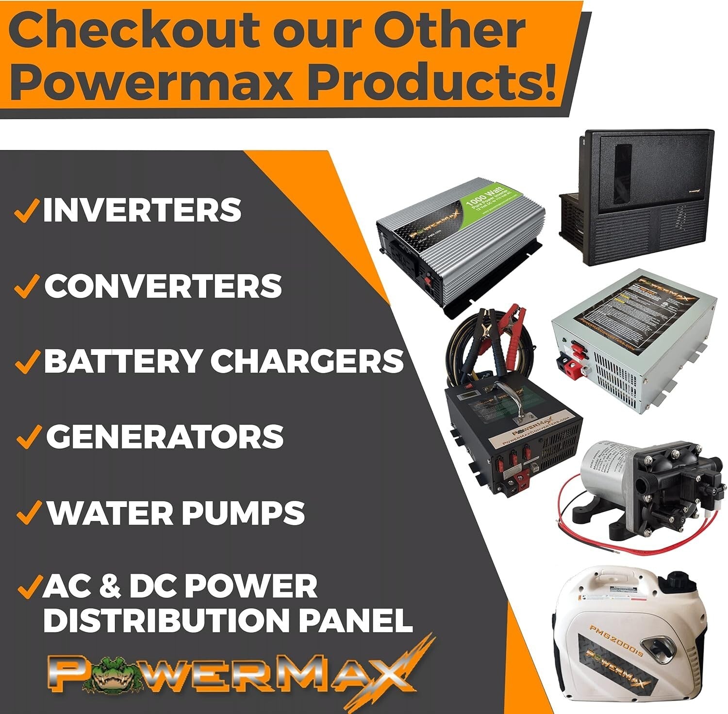 Adjustable 100 Amp 12V Power Supply & Charger for RVs, Boats, and Off-Grid Needs
