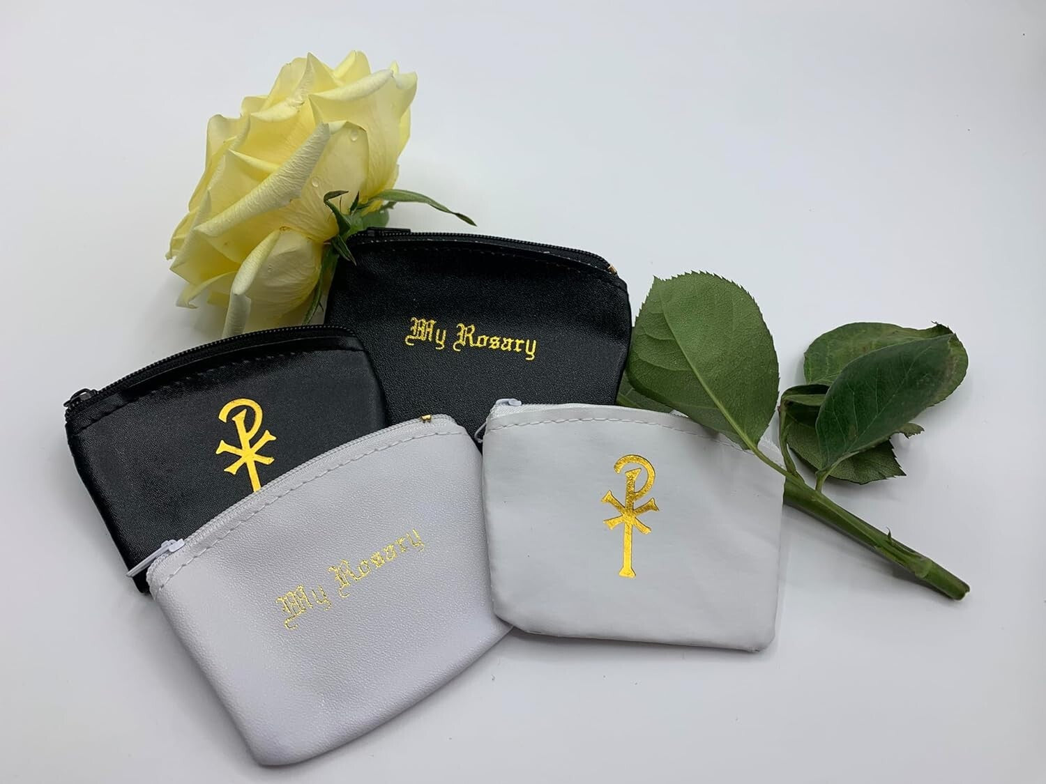 Exquisite 18'' Ruby Crystal Rosary with Gold Finish & Prayer Guide Included