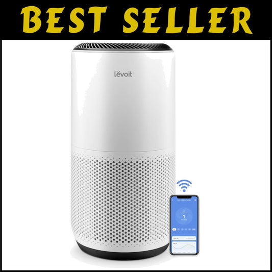 Energy Star Certified HEPA Air Purifier Up to 1733 Ft² - Silent with Sleep Mode