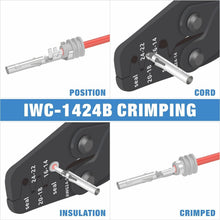 Load image into Gallery viewer, Ergonomic Automotive Wiring Tool Kit: Crimping &amp; Connector Removal Tools Inside