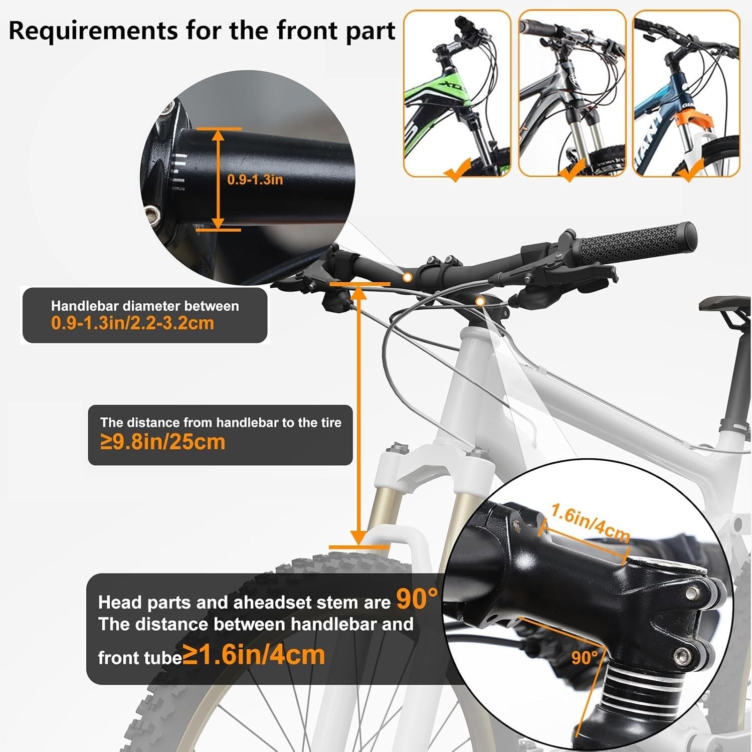 Lightweight and Durable Detachable Bike Basket with Side Pockets for Easy Access