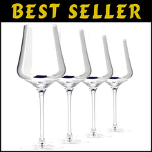 Load image into Gallery viewer, Elegant Wine Glass Set of 4 - Break &amp; Scratch Resistant Crystal Glasses