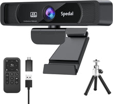 Load image into Gallery viewer, 120° Wide Angle Zoomable Webcam with Remote Control - Ideal for Online Teaching
