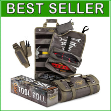 Load image into Gallery viewer, Versatile Tool Roll Organizer - Heavy-Duty Storage for Automotive &amp; Marine Needs