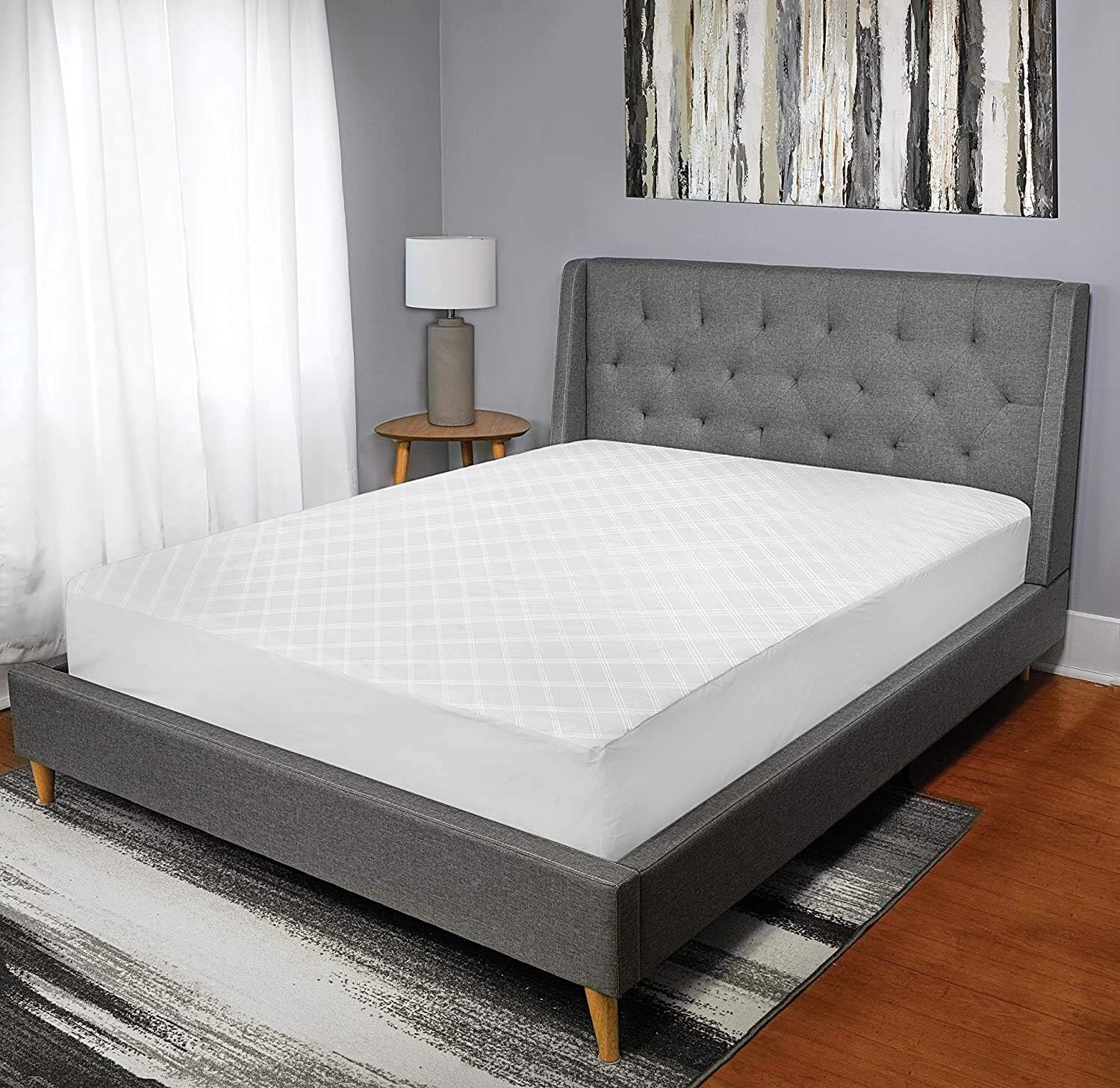 AllerEase King Zippered Mattress Protector - Premium Waterproof & Allergy Relief