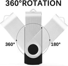 Load image into Gallery viewer, Portable 128GB USB 3.0 Flash Drive Set with LED - Capless Design for Travel