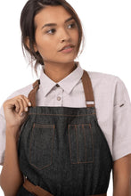 Load image into Gallery viewer, Versatile Denim Bib Apron for Cooking &amp; Serving - 4 Pockets, Adjustable Fit