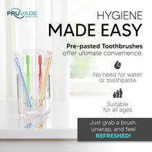 Load image into Gallery viewer, Essential 150 Count Disposable Toothbrush Set - Waterless Mint Flavor for Travel