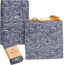 Load image into Gallery viewer, Sustainable Beeswax Bread Storage Bags - Extend Freshness, Reduce Plastic Waste