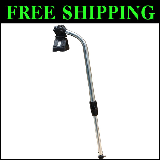 Versatile Fish Finder Mounting Arm for Inflatable Boats & Kayaks - Deck Mount